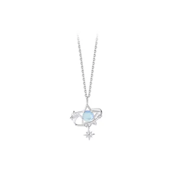 GLOIRE S925 Silver Necklaces Women's Exquisite Luxe Niche Design Advanced Touch Romantic Date Versatile Commute