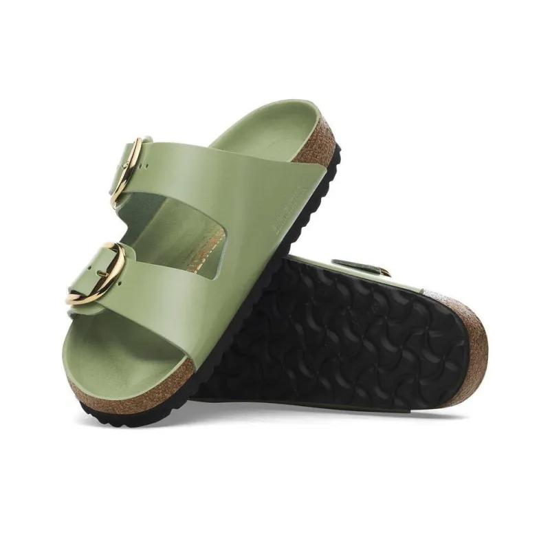 Birkenstock Arizona Big Buckle EVA Slip-Resistant Slide Slippers Women's Green Regular-5