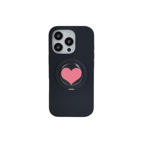 TXBX Silicone Material Heart Stand Liquid Phone Case Compatibility With Apple 16/15/14/13 Collection