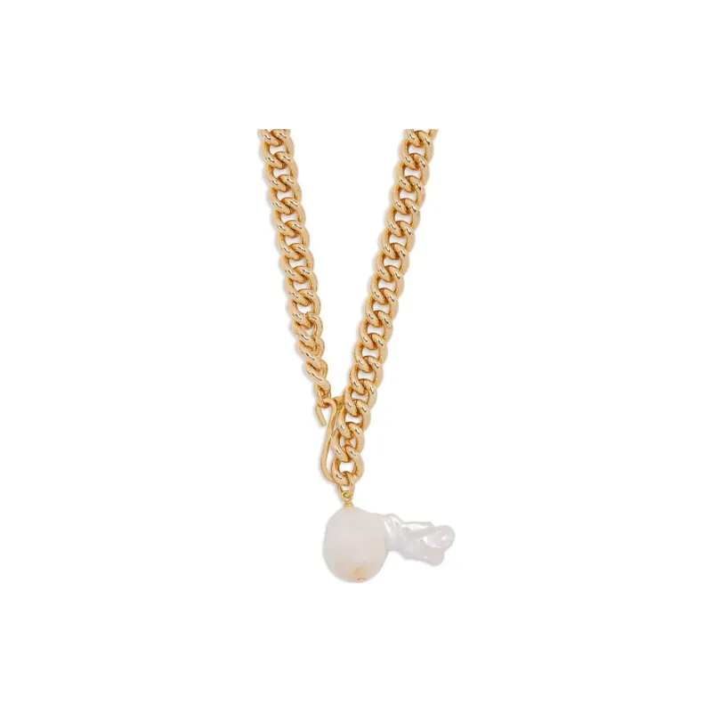 Kenneth Jay Lane Pearl charm Necklace-0
