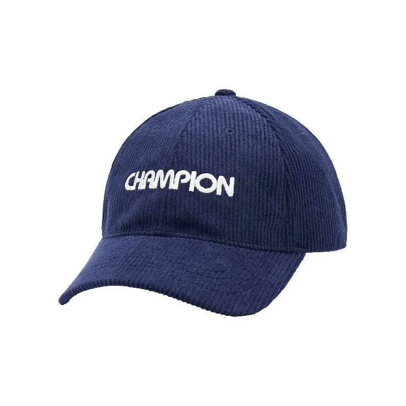 Champion Polyester Baseball Caps Unisex Navy/Sundial Yellow-1
