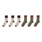 6 Pack (3 Beige+3 Army Green)