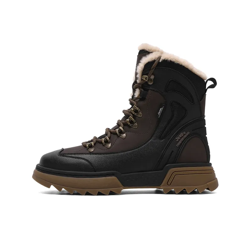 Jeep JEEP Cushioning Anti-Slip And Wear-Resistant High-Top Outdoor Shoes Men's-3