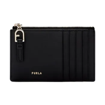 Furla Leather Wallet Women's Black