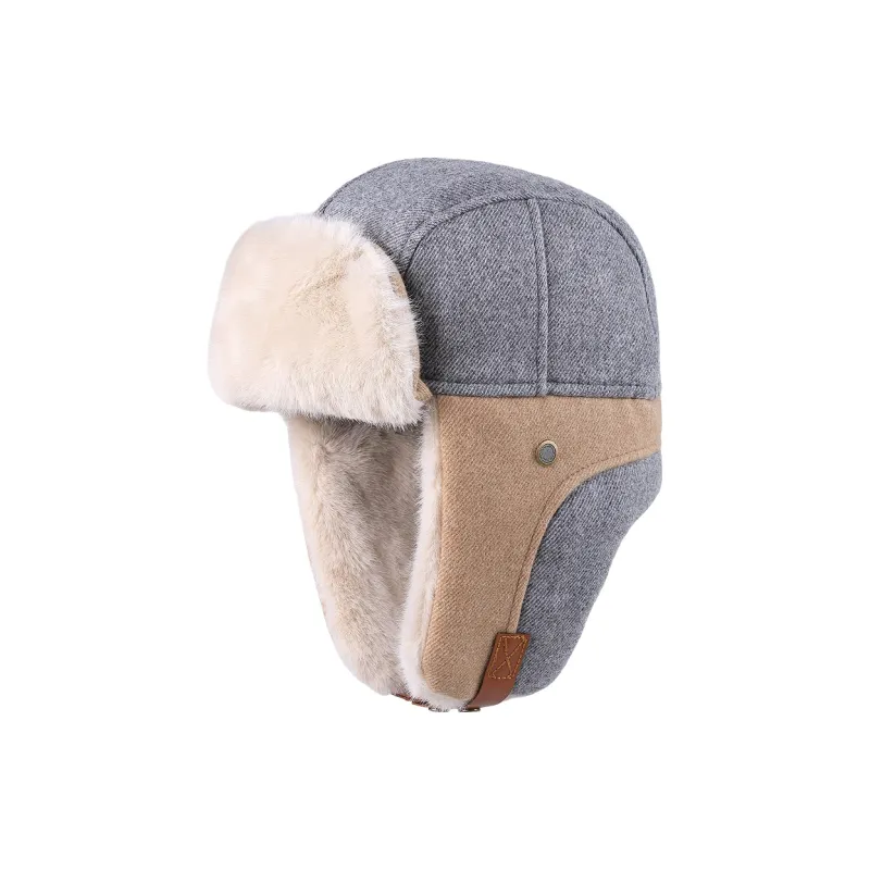 DENSSYNE Woolen Trapper Hats Unisex-3