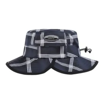 Adidas Polyester Bucket Hats Unisex Blue