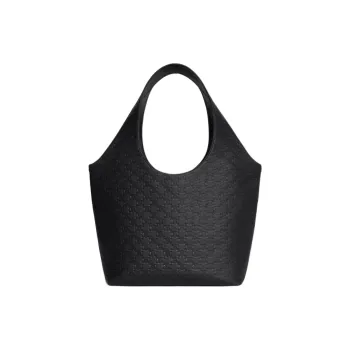 CELINE Triomphe Calfskin Tote Bag, Shopping Bag, Handbag Women's Black