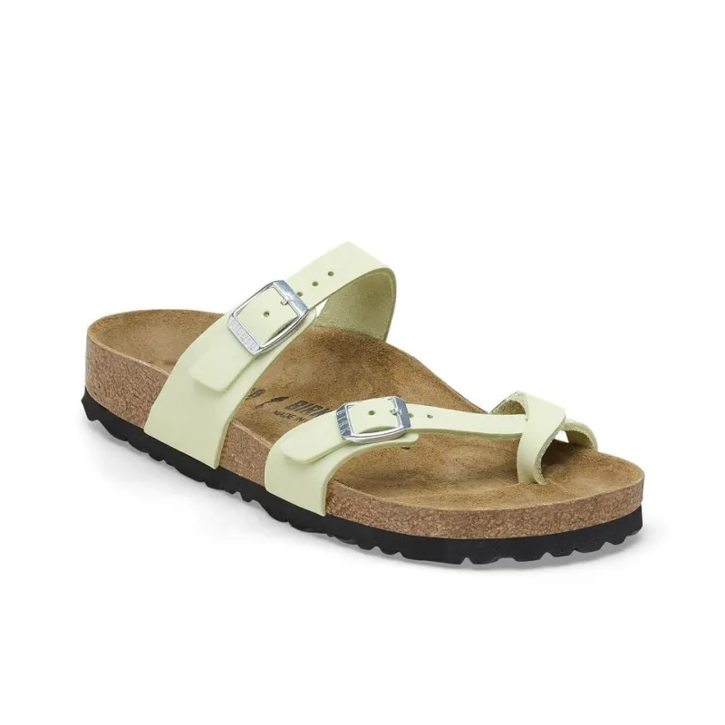 Birkenstock Mayari Flip Flops Women's Lime Gray Regular-1