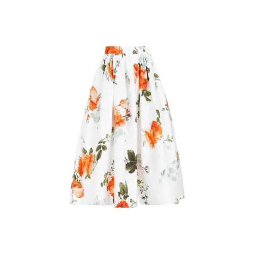 Erdem Casual Long Skirts Women's White