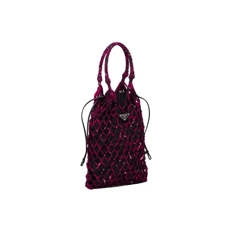 PRADA Nylon Handbags Crossbody Bags Women's Fuchsia-1