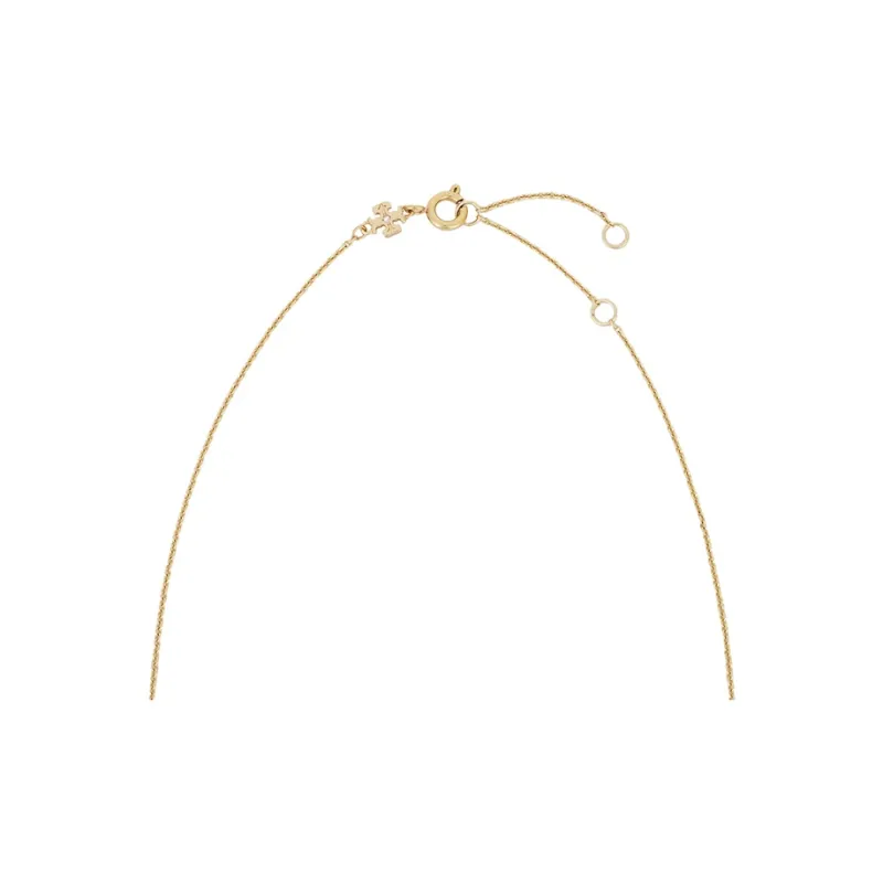 TORY BURCH Kira Flower Pendant Necklace-3