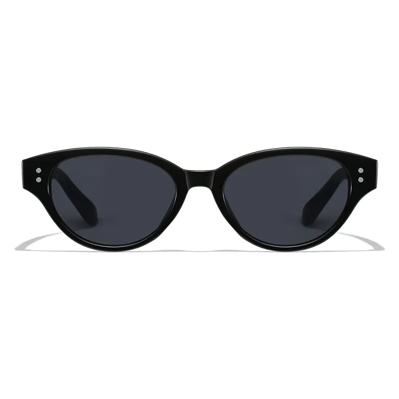 HELMER PC Irregular Shape Sunglasses Unisex Caramel Orange, Shuikong Black, Dusty Pink, Solid White-5