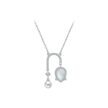 BABYBEI 925 Sterling Silver Necklaces Women's