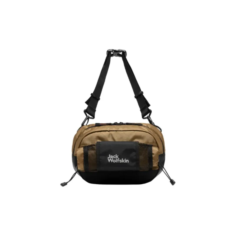 Jack Wolfskin Recycled Nylon Shoulder Bag Men's Coyote Earth Tone-0