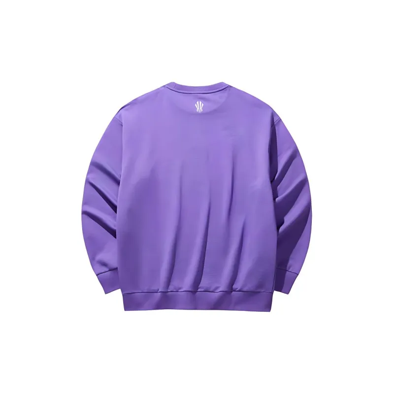 Anta Sports Life Collection Sweatshirt Men's Fluorescent Grape Purple-1