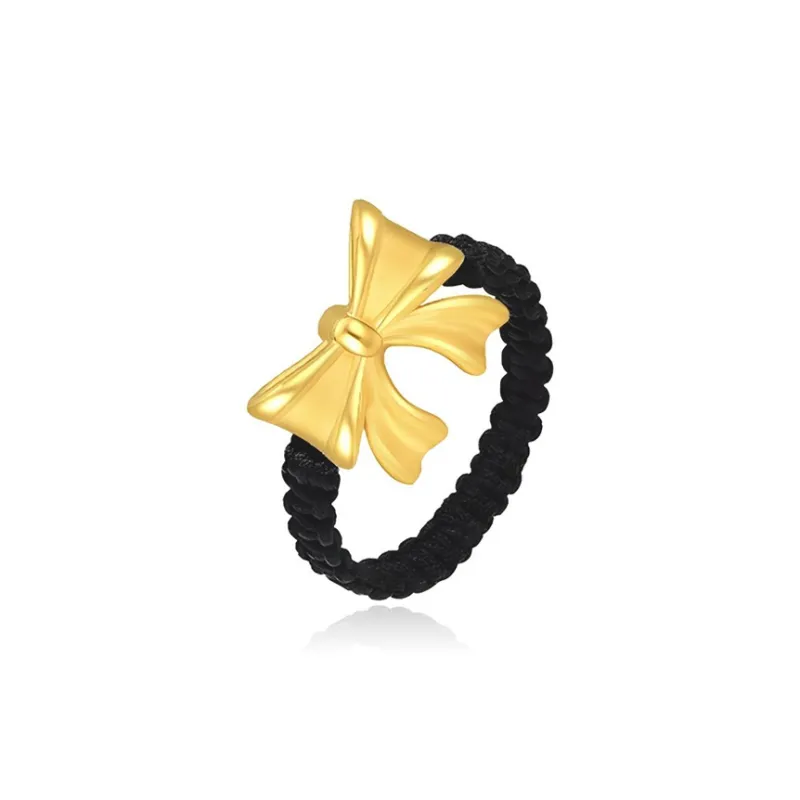 SECU Everyday Commute Casual Versatile, Princess On The Run Bowknot Alloy Ring Unisex-10