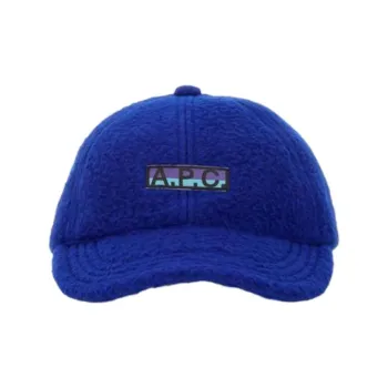 A.P.C Logo Patch Brushed Cap