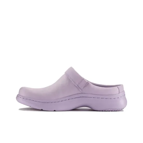 Martine Rose x Clarks Rubber Sole Quiet Slip-Resistant Wrap-toe Slippers Men's Purple