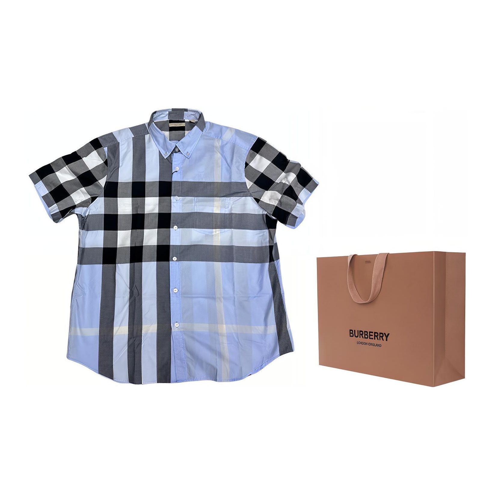 Burberry shirt short sleeve online