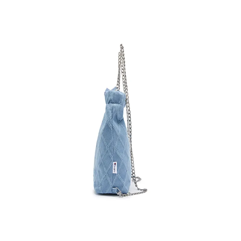 Champion Denim Backpack Medium Size Unisex Peak Blue/Silver White/Champion Black/Linen-2