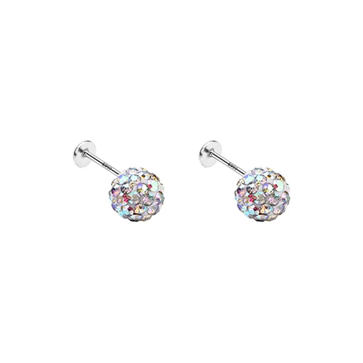 EAR PARTNER 999 Fine Silver Stud Earrings Women's-17