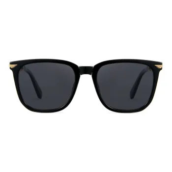 CYXUS TR90 Metal Sunglasses Unisex Black