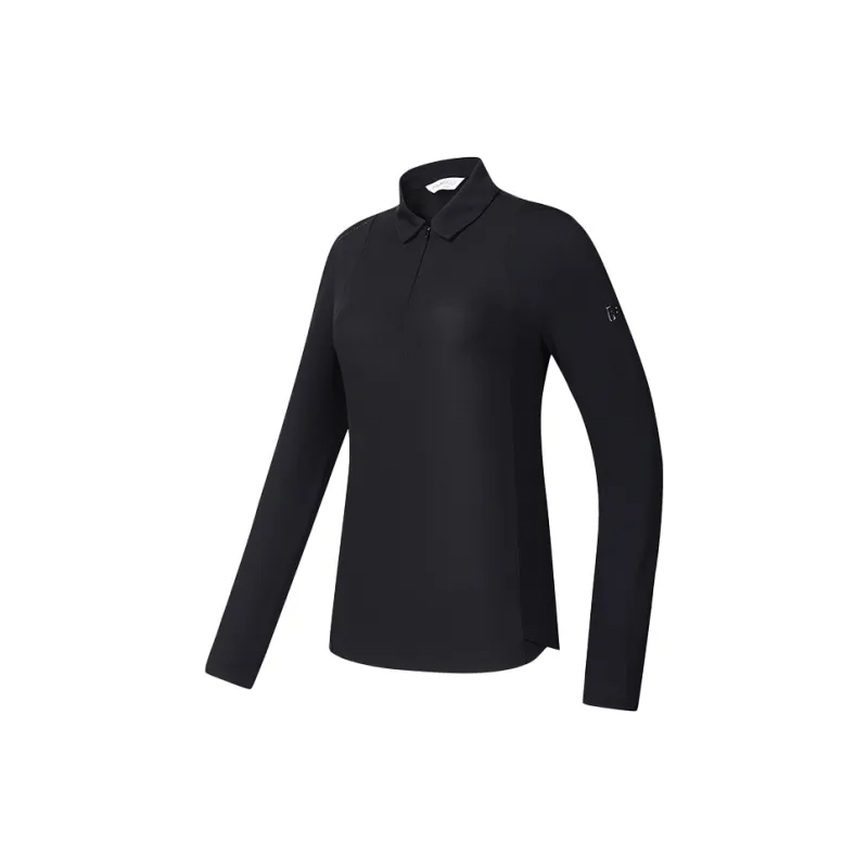 FILA Golf Series Polo Shirt Women's Pitch Black-1