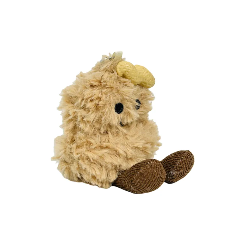 Sopi Compatible With Apple AirPods 4/2/3/4th Generation/AirPods Pro/Pro 2nd Generation Plush Peanut Headphone Cases-1