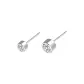925 Sterling Silver Stud Earrings[4mm+6mm]1 Pair Eh-2077.ebE