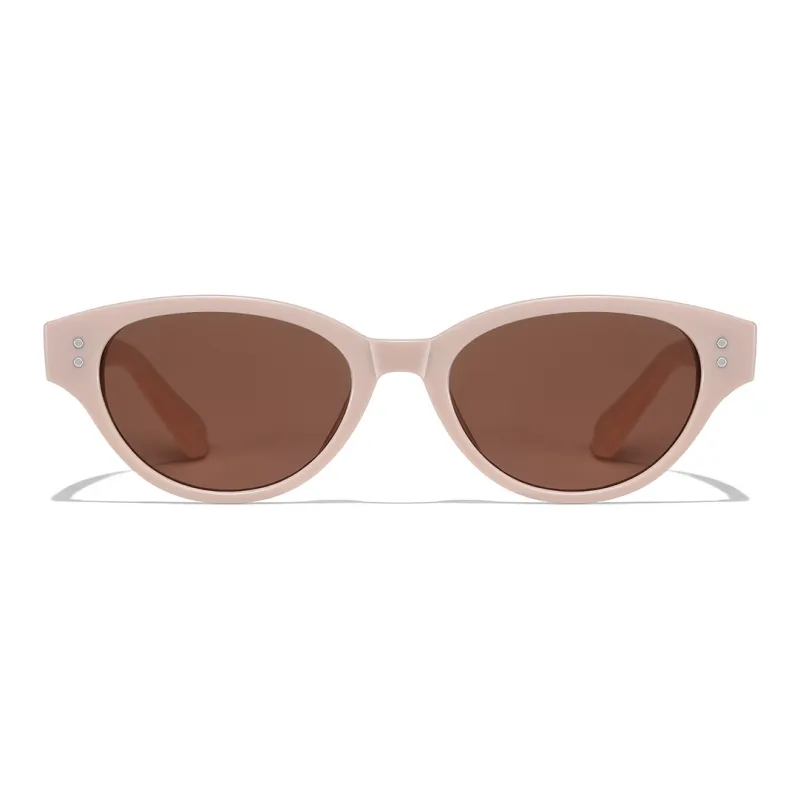 HELMER PC Irregular Shape Sunglasses Unisex Caramel Orange, Shuikong Black, Dusty Pink, Solid White-7