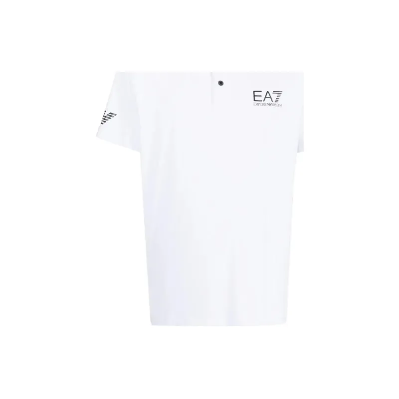 EMPORIO ARMANI EA7 SS23 Polo Shirt Men's White-5
