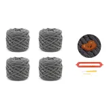 DIY Hand-Woven Scarf[Dark Gray]