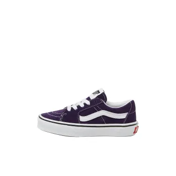 Vans Anti-Slip Wear-Resistant Low-Top Kids' Skateboarding Shoes Purple Children Aged 3-7 Years Old