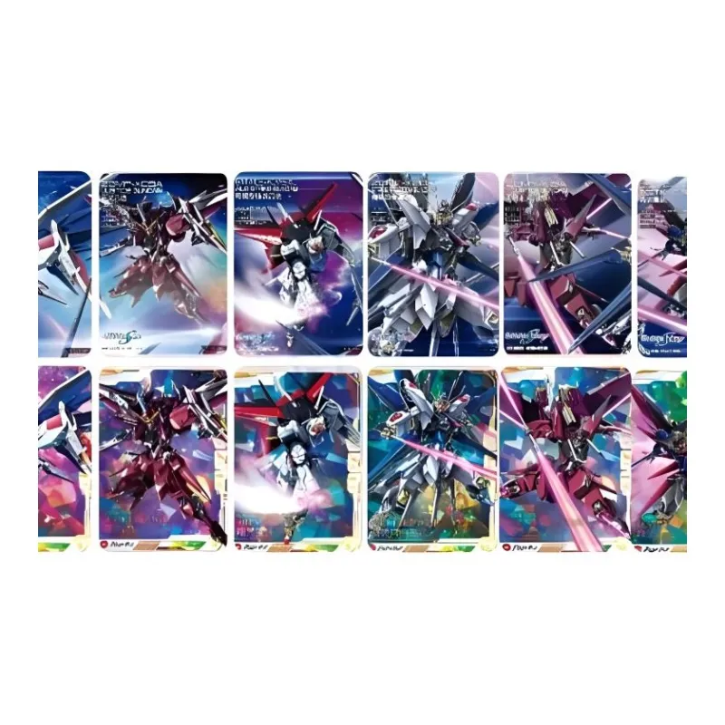Pizzahut x GUNDAM Seed Astray Card Front And Back 6 Designs In Total IP/Anime Cards 6 Piece Set-1