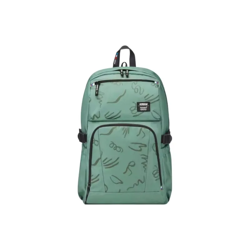 AMERICAN TOURISTER Fabric Backpack Unisex Lake Green-0