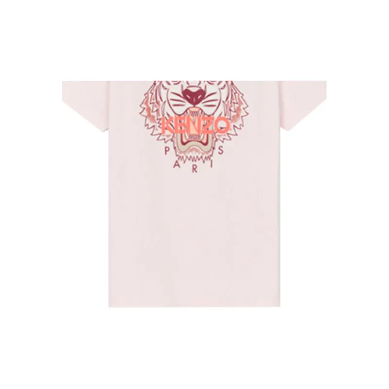 KENZO Classic Tiger Head T-Shirt Women's Pink-6