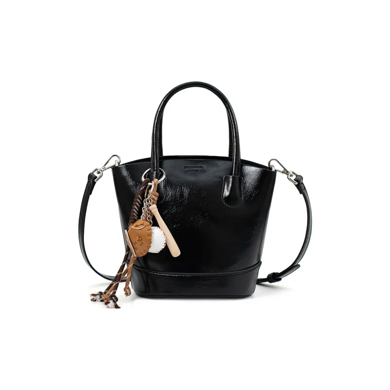 PAYOT Microfiber Synthetic Leather Handbag Regular Women's Burgundy/Brown/Black-7