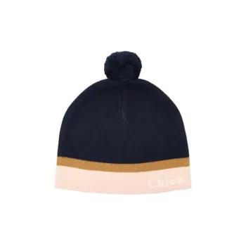 Chloe Wool Beanies Kids' Marine Blue