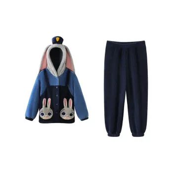 JINGYUN x Disney Pajama Set Women's Navy Blue