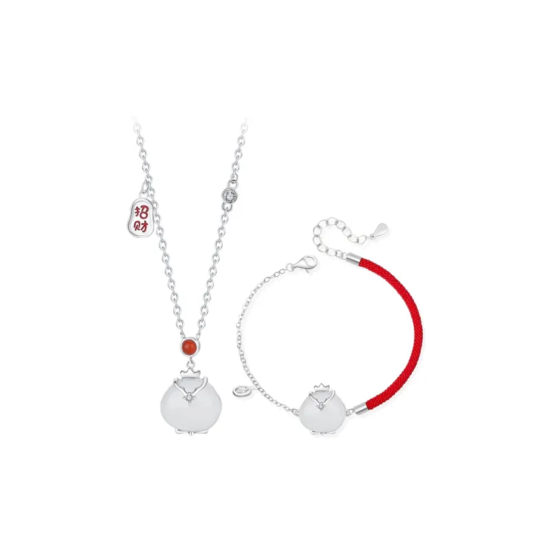 STQ S925 Silver Necklaces Women's Gift Box Set-8
