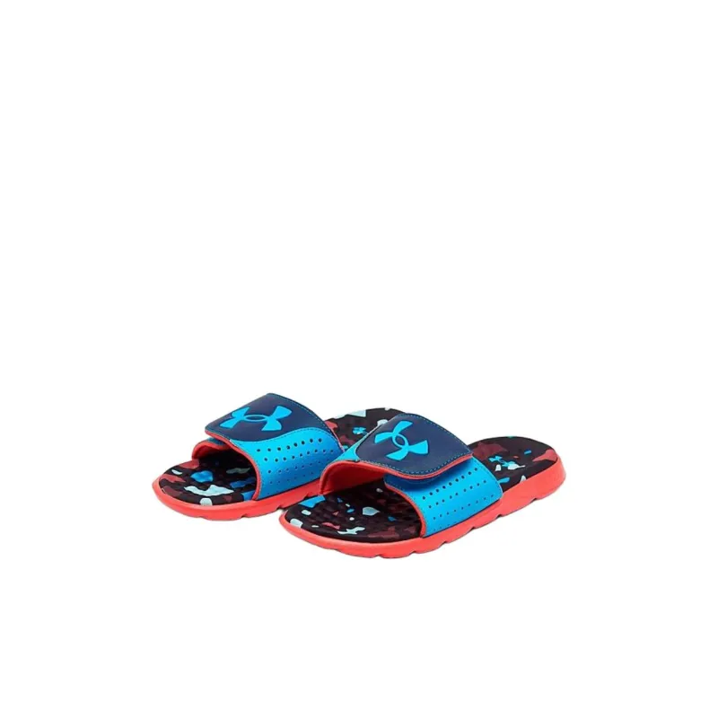 Under Armour Ignite Pro Anti Slip Wear Resistant Low Top Kids' Slippers Blue Kids'-1