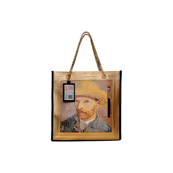 SPRAYGROUND PVC Tote Bag Shopping Bag Handbag Regular Unisex Gold