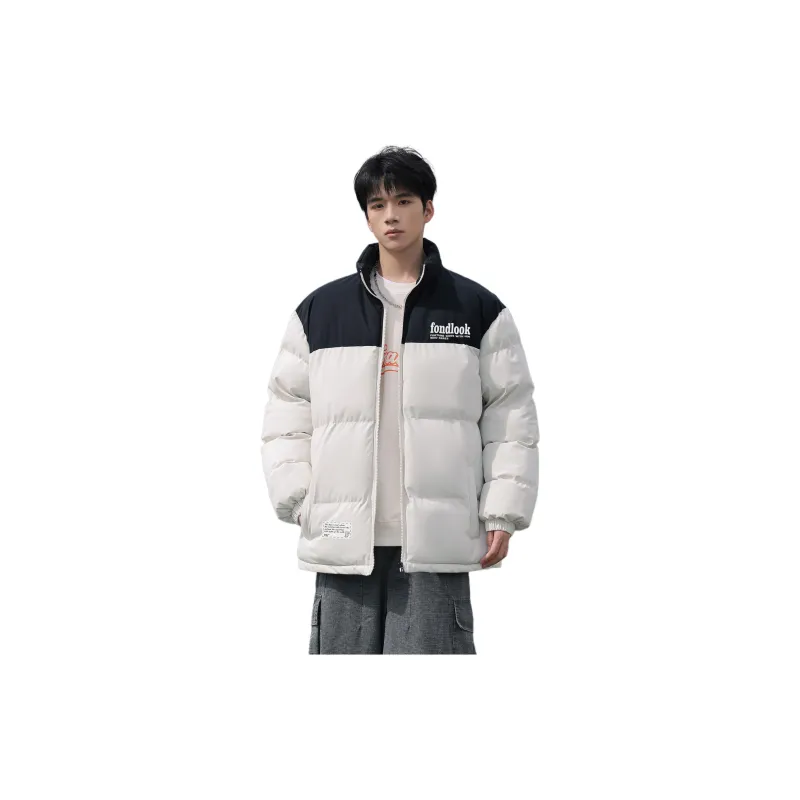 FONDLOOK Puffer Jacket Unisex Black-6
