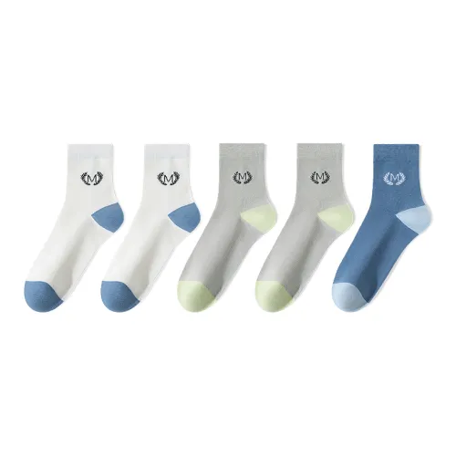 Lan Miao Mid Calf Socks Men's 5 Pack