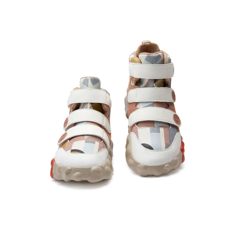 U.IN Figuras 5 Series High Top Casual Shoes Unisex-3