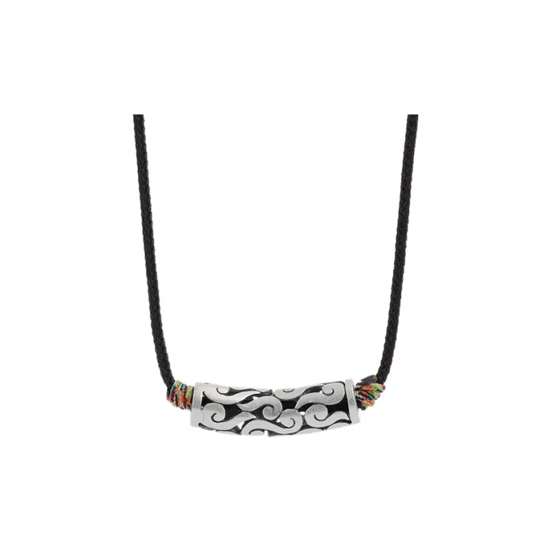 YINI 990 Sterling Silver Necklaces Unisex-0