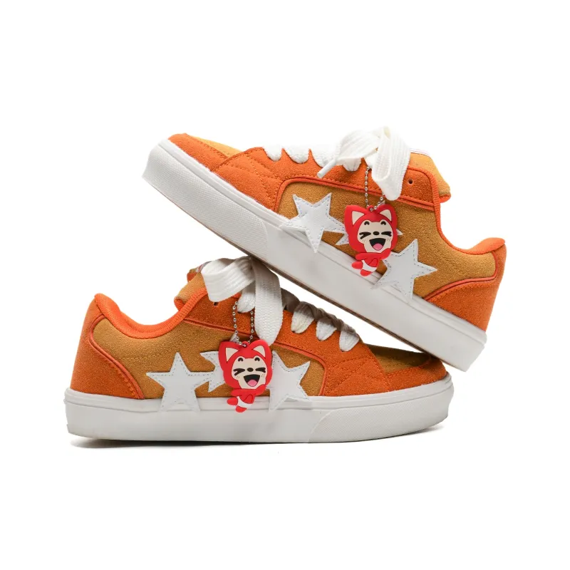 ALI THE FOX Anti Slip Wear Resistant Lightweight Breathable Low Top Skateboard Shoes Unisex-15