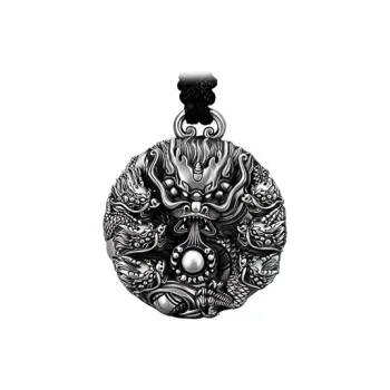 CUTE DAME S999 Sterling Silver Necklaces Unisex Silver