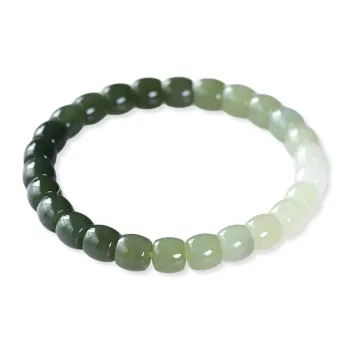 The Call Of The Heart Hetian Jade Bracelets Green Jade Unisex
