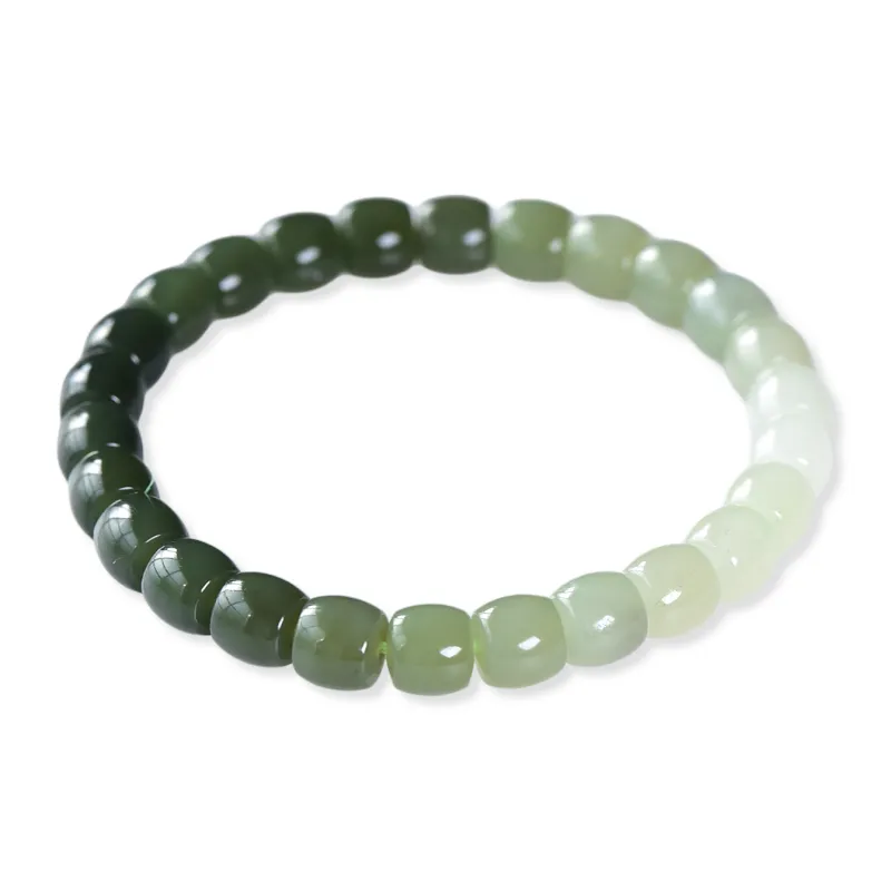 The Call Of The Heart Hetian Jade Bracelets Green Jade Unisex-0
